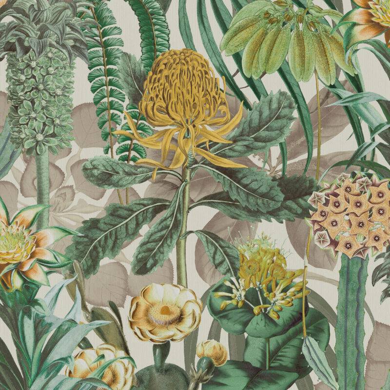 木版画『Tropical paradise 』 tropical paradise, 4 k, intricate detailed, jaw | Stable