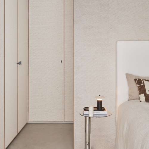 Tissage subtil de papier raffiné.